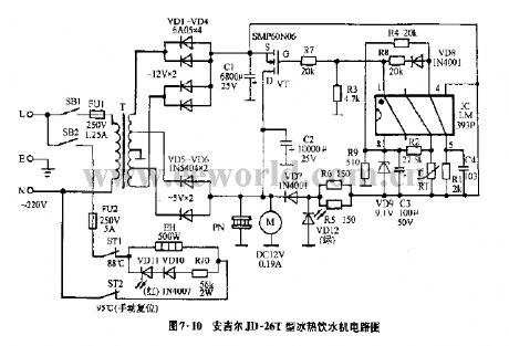Drinking fountain circuit diagram 02