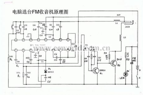 Auto-radio circuit diagram