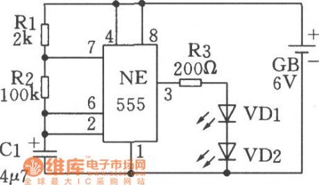 Low Frequency Oscillation Circuit(Luminescent Circuit ) Based on 555 Time-base Circuit