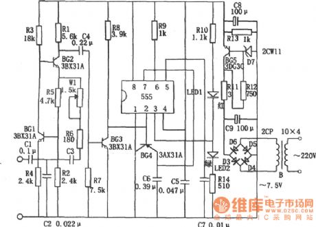 Line-Output Transformer Short-Circuit Detection Circuit Diagram