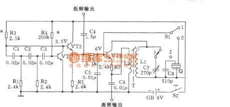 High-low Frequency Signal Generator Circuit