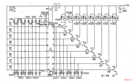 The 8-line inter-lock e-switch