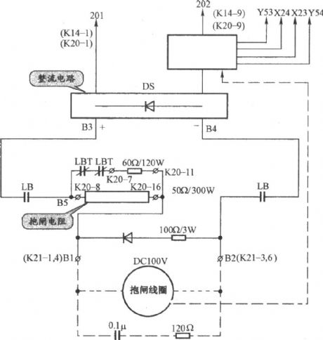Suzuki elevator brake circuit (B)