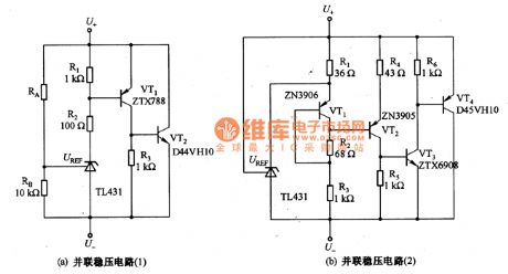 Parallel Connection Regulating Circuit of TL431