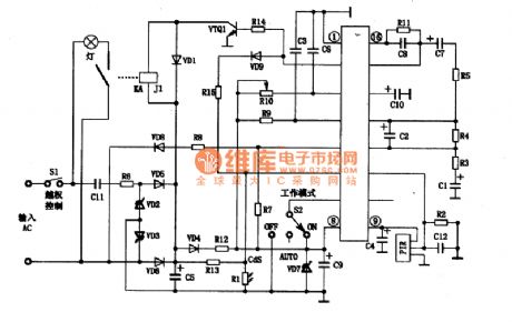 PT8A2621 Infrared Induction Lamp Controlled Intergrated Circuit