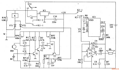 The automobile burglarproof alarm (5)