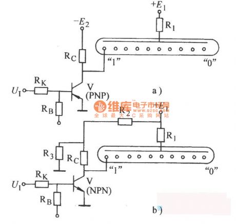 Electric Relay Circuit Leading Glow Numerating Tube