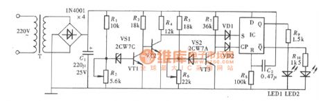 Alternating Current Power Supply Over- And Under-Voltage(CD4013) Circuit