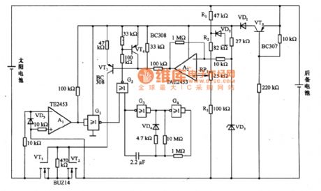 Sun Battery Charger Circuit