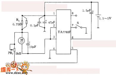 Bridging servo circuit with the TA7768F