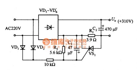 Impulse Current Prevention Circuit of Thyristor