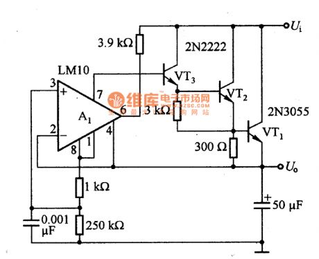 Benchmark Voltage Power Supply Circuit of  LM10