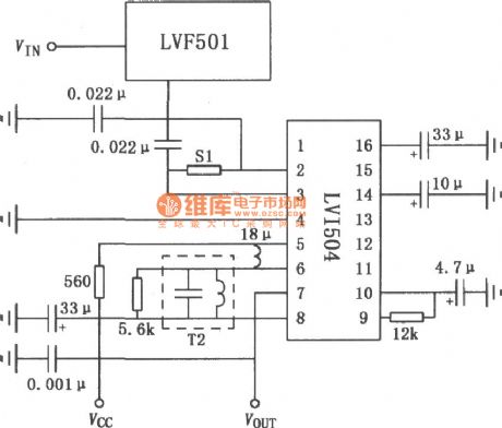 LVF501 FM radio tuner circuit