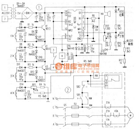 JD-6 Type Electric Motor Synthesized Protector Principle And Troubleshooting Circuit