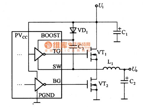Two-road Output Voltage Regulating Circuit of LTC1702
