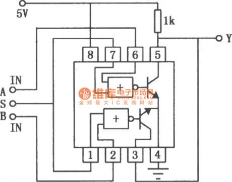 Positive dual periphery or driver circuit