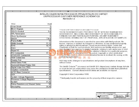 Computer motherboard circuit diagram 810 1_01