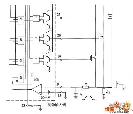 MC33035 over-current protection circuit diagram