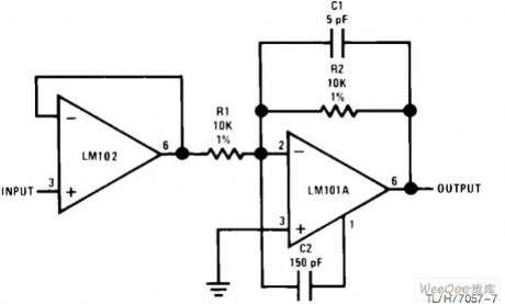Fast reverse amplifier with high input impedance circuit
