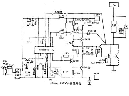 Large power switch-The important tasks of transistors