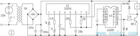 6-way infrared remoter controller circuit without no debugging