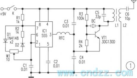 wireless proportion motor remote controller circuit