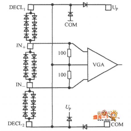 monolithic true RMS power measurement system  AD8362 input protection circuit