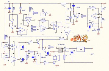A precise constant temperature controller circuit without temperature jumping area