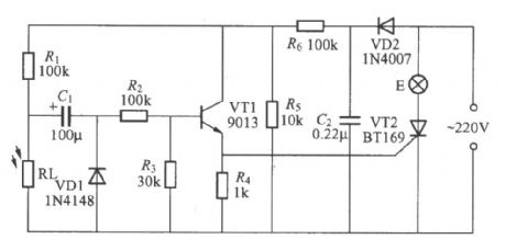 Light control delay lamp circuit (2)