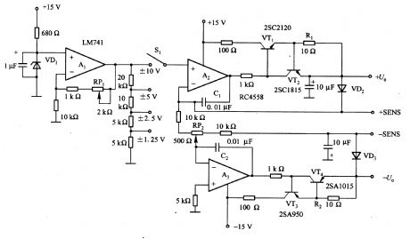The power supply circuit of bridge sensor