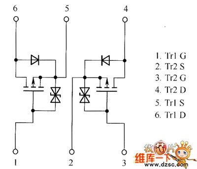 QS6J1 internal circuit