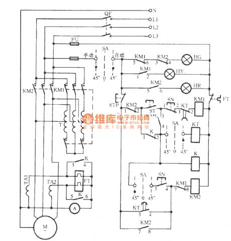 Vertical mill electrical control circuit