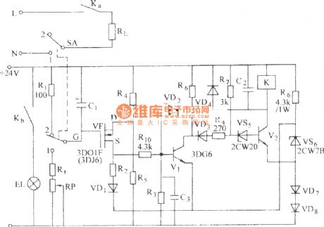 The insulated grid FET long time delay circuit (2)