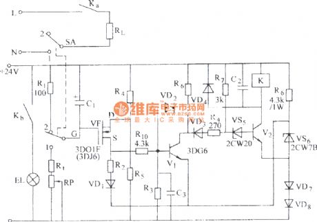 The insulated grid FET long time delay circuit (2)