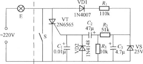 Delay light pull switch circuit (2)