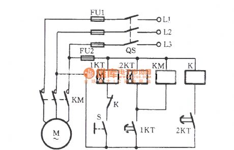 The interval operational circuit of starting time delay