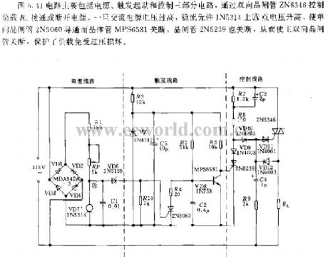 The auto reset over-voltage protection circuit