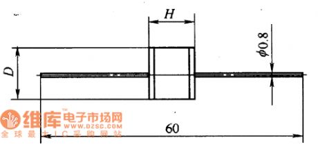 Two-Pole Gas Discharge Tube Shape Circuit