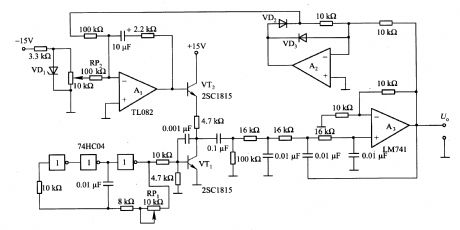 Sine wave converter circuit