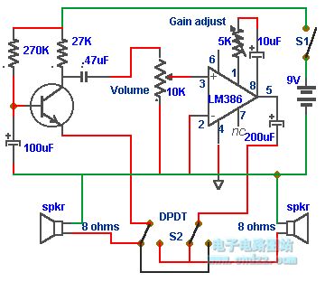 The doorphone communication circuit