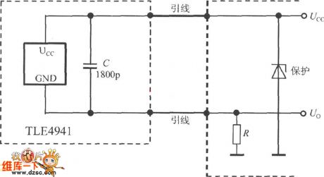 Two-wire type smart Hall sensor IC application circuit