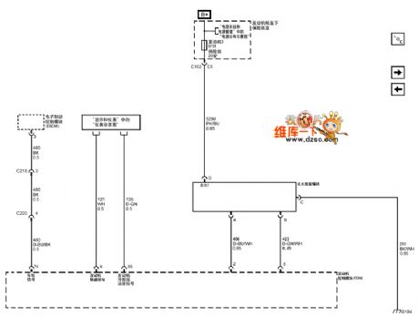 Epica engine data sensor-ignition system circuit