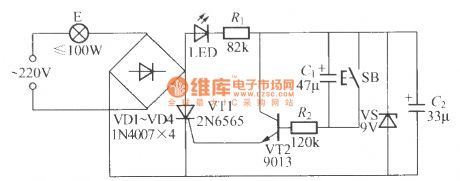 Practical delay lamp circuit (1)