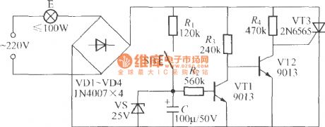 Practical delay lamp circuit (2)