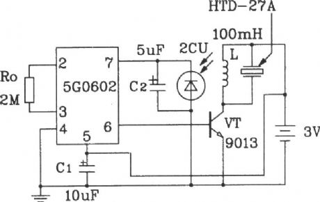 The 5G0602 special alarm integrated application circuit