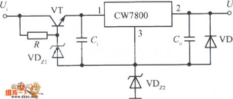 High input-high output integrated voltage stabilization power supply circuit (1)