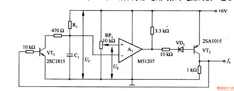 Pulse width / voltage conversion circuit composed of μPC157