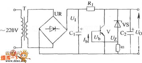 A Simple Stabilized Voltage Circuit with Overcurrent Protection Function