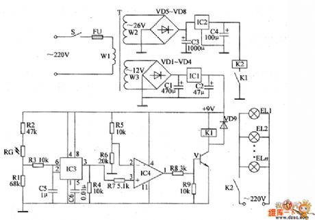 the fill light circuit of the chicken farm(1)