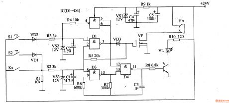 Industrial Instrument Used Sound And Light Alarm One